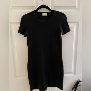 Aritzia Wilfred Ribbed Mini Tshirt Dress